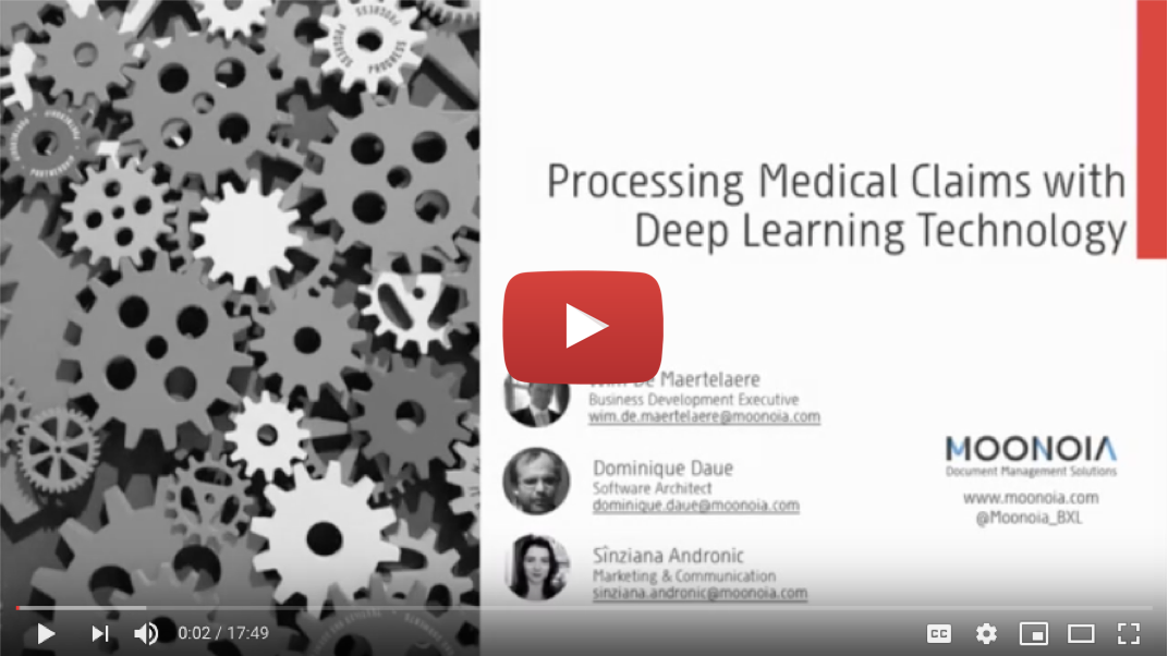 Processing medical claims with deep learning technology